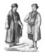 Russia: Kalmyk man and woman, Kalmykia, late 19th century